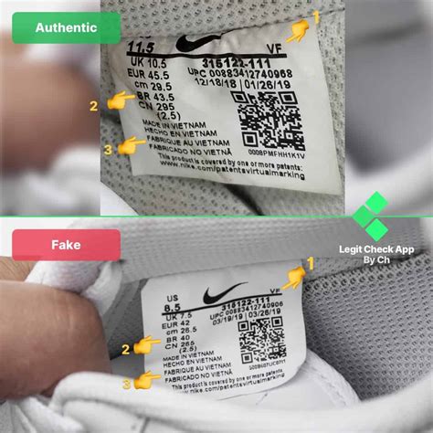 how to know if nike shoes are fake|check nike serial number.